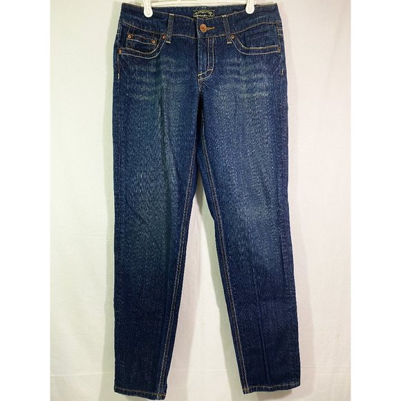 Seven7 Dark Wash Skinny Jeans - Picture 1 of 9